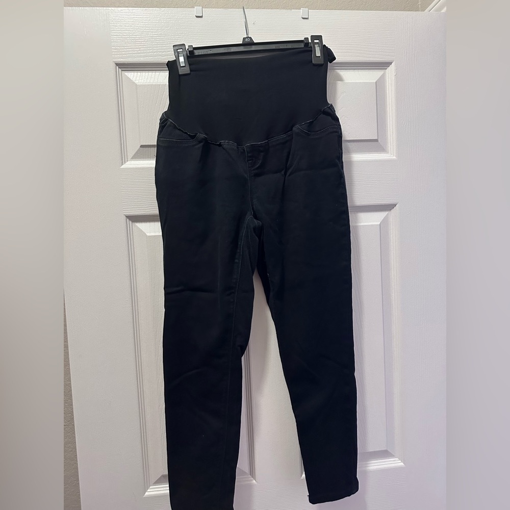 1822 Maternity Jeans, BLACK